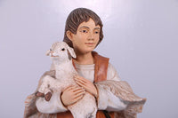 Nativity Shepherd Boy Christmas Life Size Statue - LM Treasures 