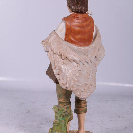 Nativity Shepherd Boy Christmas Life Size Statue - LM Treasures 