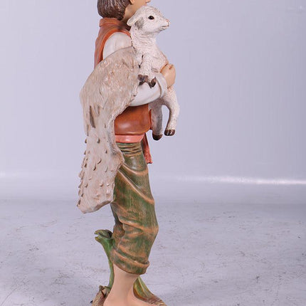 Nativity Shepherd Boy Christmas Life Size Statue - LM Treasures 