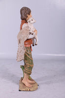 Nativity Shepherd Boy Christmas Life Size Statue - LM Treasures 