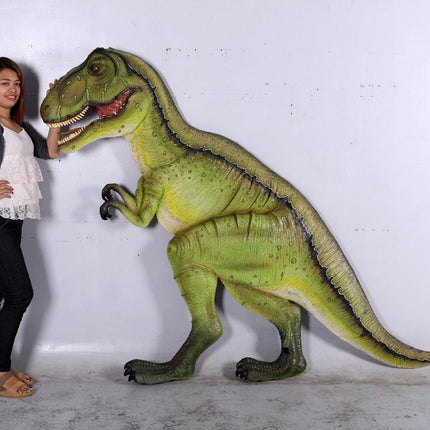 T-Rex Dinosaur Wall Decor Life Size Statue - LM Treasures 