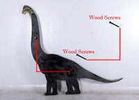 Brachiosaurus Dinosaur Wall Decor Life Size Statue - LM Treasures 