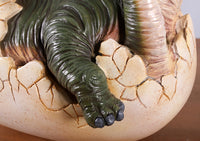 Brachiosaurus Dinosaur Egg Hatching Life Size Statue - LM Treasures 