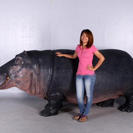 Hippo Life Size Statue - LM Treasures 