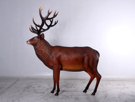 Majestic Stag Deer Life Size Statue - LM Treasures 