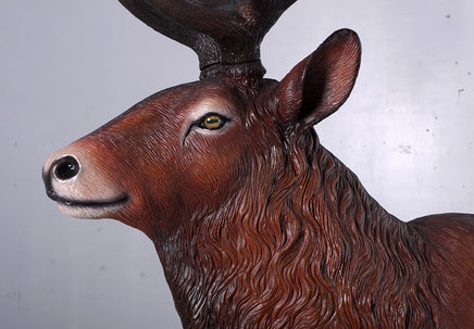 Majestic Stag Deer Life Size Statue - LM Treasures 