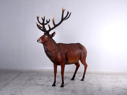 Majestic Stag Deer Life Size Statue - LM Treasures 