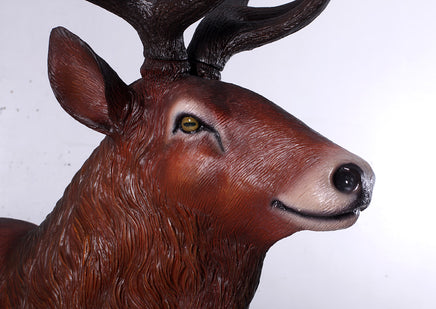 Majestic Stag Deer Life Size Statue - LM Treasures 