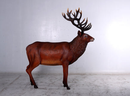 Majestic Stag Deer Life Size Statue - LM Treasures 