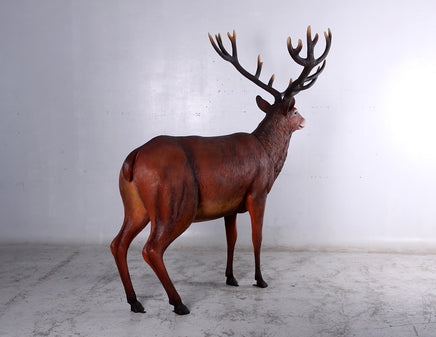 Majestic Stag Deer Life Size Statue - LM Treasures 