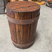 Pirate Stool Barrel Life Size Statue - LM Treasures 