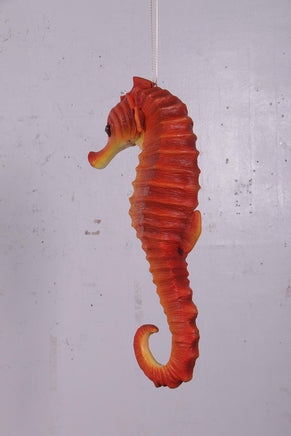 Small Red Seahorse Statue - LM Treasures 