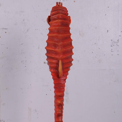 Small Red Seahorse Statue - LM Treasures 