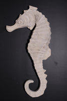 Large Stone Seahorse Set Over Sized Statue - LM Treasures 
