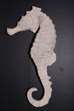 Large Stone Seahorse Set Over Sized Statue - LM Treasures 