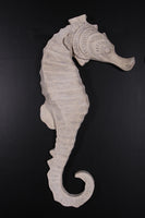 Large Stone Seahorse Set Over Sized Statue - LM Treasures 
