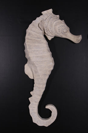 Large Stone Seahorse Set Over Sized Statue - LM Treasures 