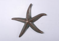 Medium Bronze Starfish Over Sized Statue Prop - LM Treasures 