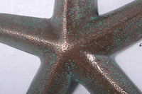 Medium Bronze Starfish Over Sized Statue Prop - LM Treasures 