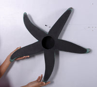 Jumbo Bronze Starfish Over Sized Statue Prop - LM Treasures 
