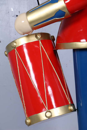 Red Toy Soldier Drummer Over Sized Christmas Statue - LM Treasures 