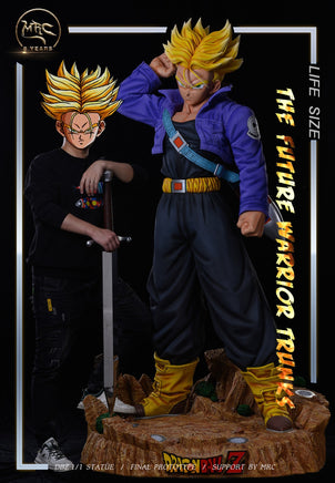 MRC Dragon Ball Z Trunks Life Size Statue 1:1 Anime EX Edition - LM Treasures 