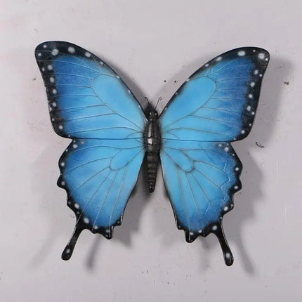Blue Butterfly Insect Wall Decor Statue LM Treasures - H