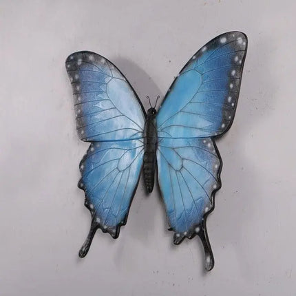 Blue Butterfly Insect Wall Decor Statue LM Treasures - H