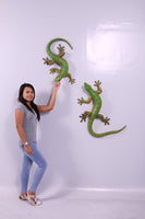 Large Gecko Lizard Life Size Statue - LM Treasures 