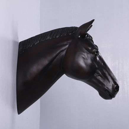 Dark Brown Horse Head Statue - LM Treasures 
