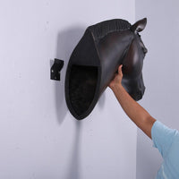 Dark Brown Horse Head Statue - LM Treasures 