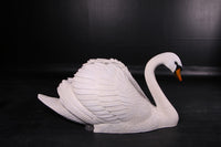 Large Swan Life Size Statue - LM Treasures 