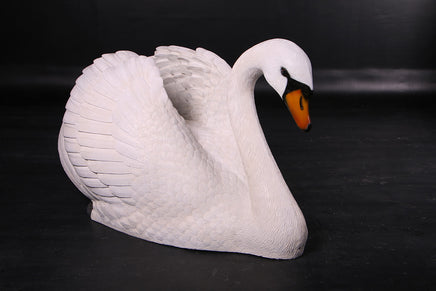Large Swan Life Size Statue - LM Treasures 