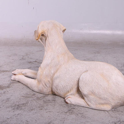 Tan Laying Labrador Life Size Statue - LM Treasures 