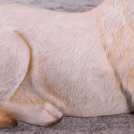Tan Laying Labrador Life Size Statue - LM Treasures 