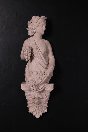 Stone Pomona Wall Decor Greek Roman Prop Resin Decor - LM Treasures 
