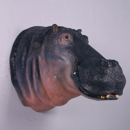 Large Hippo Head Life Size Statue - LM Treasures 