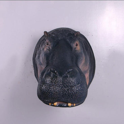 Large Hippo Head Life Size Statue - LM Treasures 