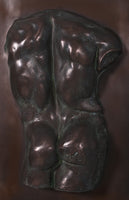 Bronze Adonis Torso Wall Decor Statue - LM Treasures 