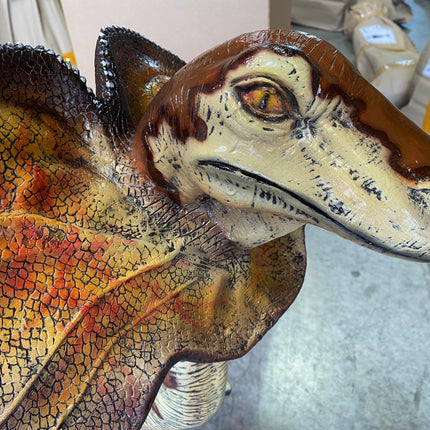 Baby Dilophosaurus Dinosaur Life Size Statue - LM Treasures 