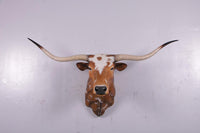 Texas Long Horn Head Life Size Statue - LM Treasures 