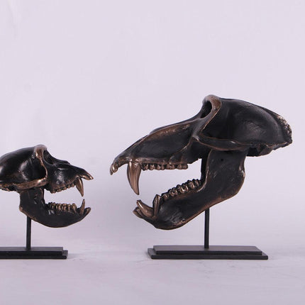 Monkey Macaque Skull Life Size Statue - LM Treasures 