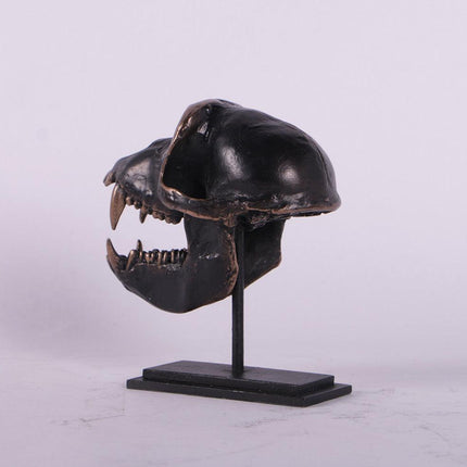 Monkey Macaque Skull Life Size Statue - LM Treasures 
