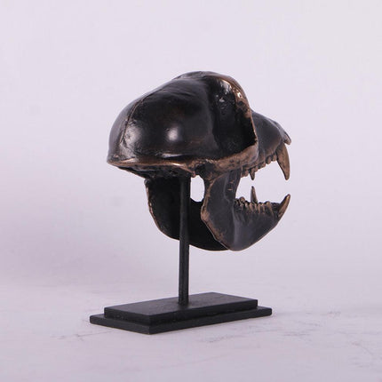 Monkey Macaque Skull Life Size Statue - LM Treasures 