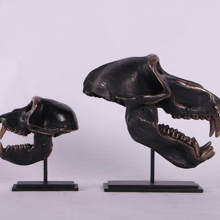 Monkey Macaque Skull Life Size Statue - LM Treasures 