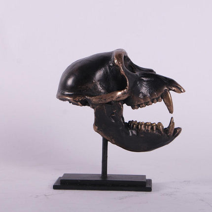 Monkey Macaque Skull Life Size Statue - LM Treasures 