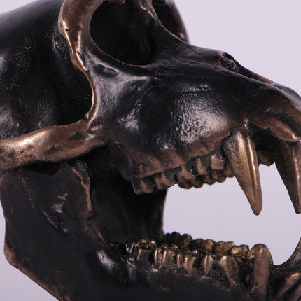 Monkey Macaque Skull Life Size Statue - LM Treasures 