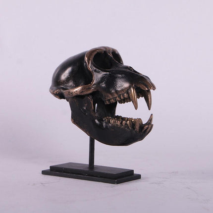 Monkey Macaque Skull Life Size Statue - LM Treasures 