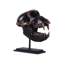 Monkey Macaque Skull Life Size Statue - LM Treasures 