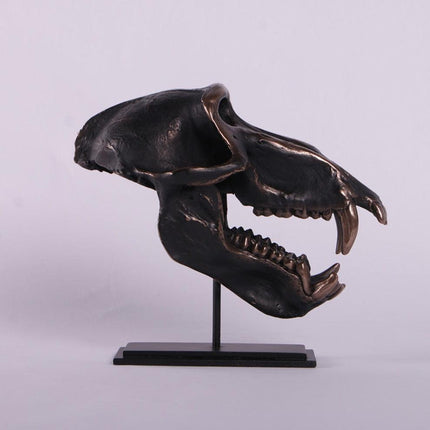 Monkey Baboon Skull Life Size Statue - LM Treasures 